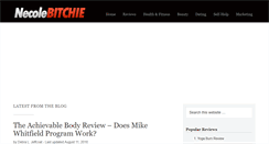 Desktop Screenshot of necolebitchie.com