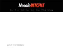 Tablet Screenshot of necolebitchie.com